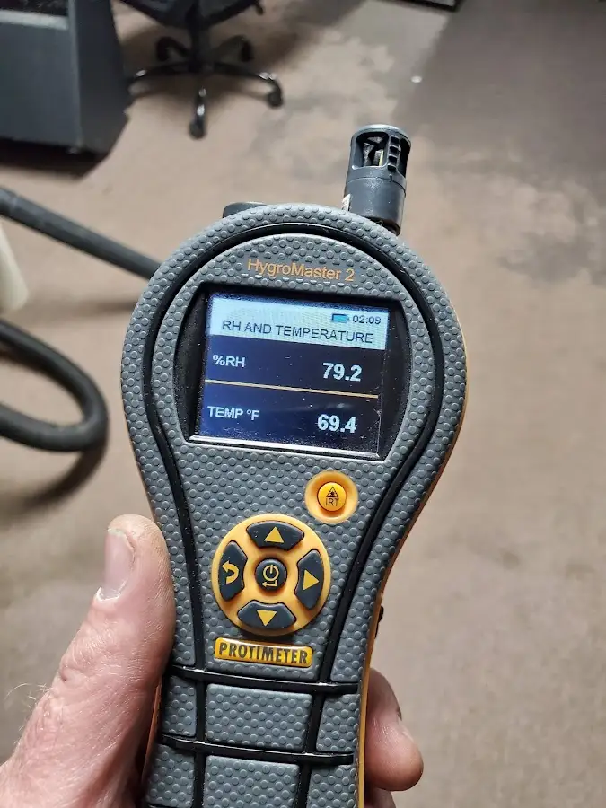 Moisture meter humidity assessment for Fire & Smoke Damage Restoration in Ballwin