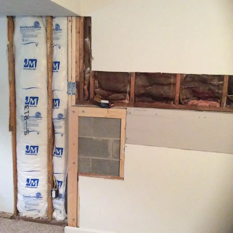 Wall insulation replacement during Odor Removal & Deodorization in Ballwin